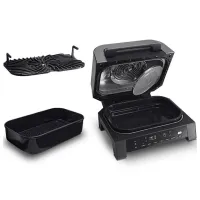 Grill electric Ninja DG551EU Contact, Barbecue / 1760 W / Silver Black photo 11