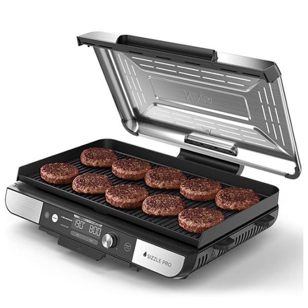 Grill electric Ninja Sizzle GR101EU  / 1450 W / Black Inox photo 9