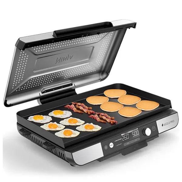 Grill electric Ninja Sizzle GR101EU  / 1450 W / Black Inox photo 10