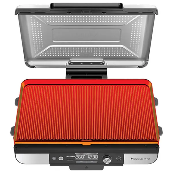 Grill electric Ninja Sizzle GR101EU  / 1450 W / Black Inox photo 11