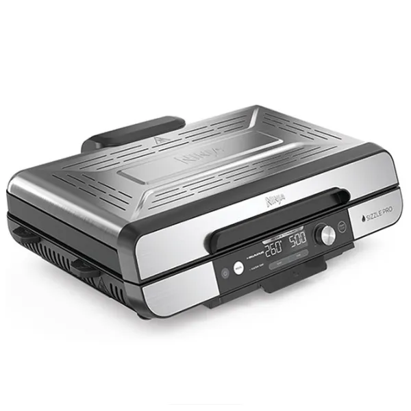 Grill electric Ninja Sizzle GR101EU  / 1450 W / Black Inox photo 12