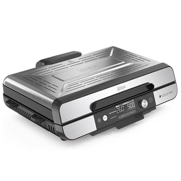Grill electric Ninja Sizzle GR101EU  / 1450 W / Black Inox photo 12