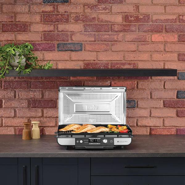 Grill electric Ninja Sizzle GR101EU  / 1450 W / Black Inox photo 15