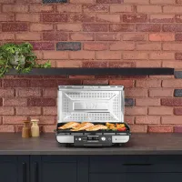 Grill electric Ninja Sizzle GR101EU / 1450 W / Black Inox photo 15