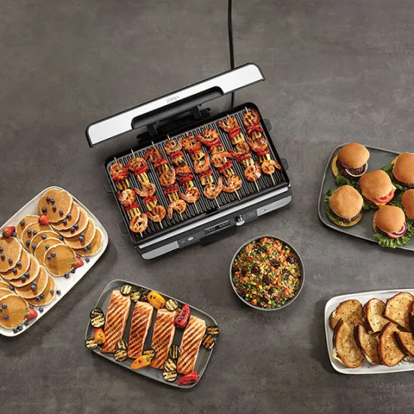 Grill electric Ninja Sizzle GR101EU  / 1450 W / Black Inox photo 16