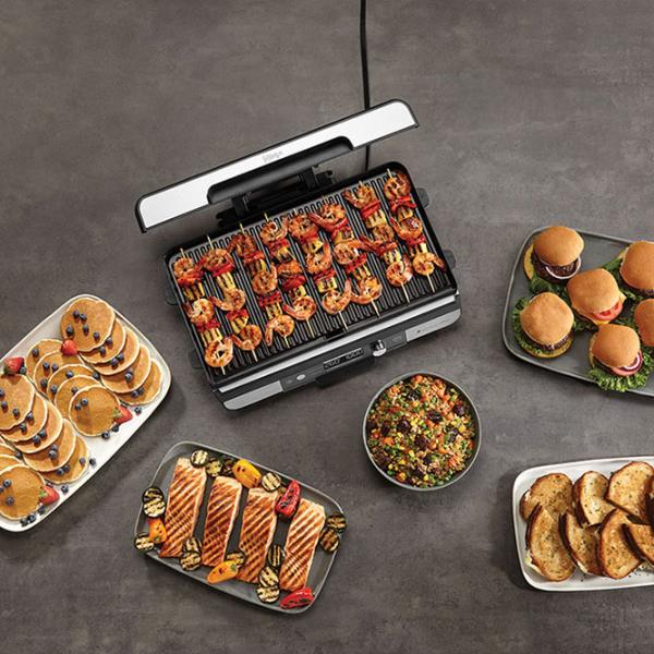Grill electric Ninja Sizzle GR101EU  / 1450 W / Black Inox photo 16