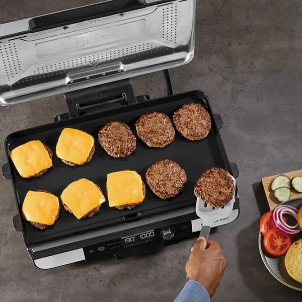Grill electric Ninja Sizzle GR101EU  / 1450 W / Black Inox photo 19