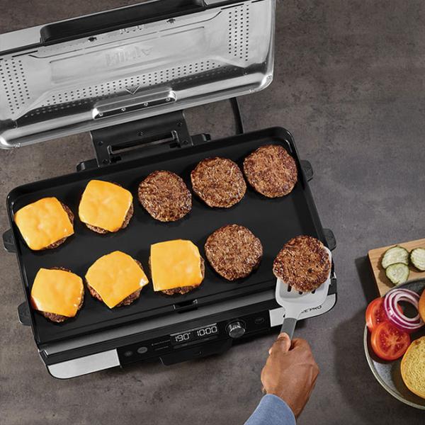 Grill electric Ninja Sizzle GR101EU  / 1450 W / Black Inox photo 19