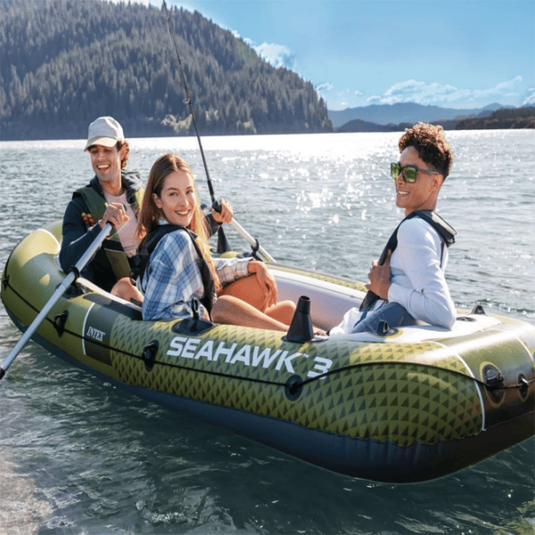 Barcă gonflabilă Intex Seahawk 3 (66333) Green  photo 4