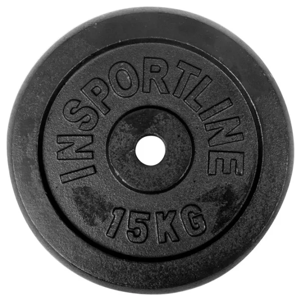 Greutate pentru halteră Insportline IN746 15 kg photo 1