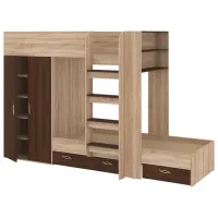 Pat pentru copii Pehotin Nemo-90 90 x 200 cm / DSP / Stejar Sonoma