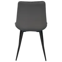 Обеденные стол со стульями Evelin DT 532R B + 4 YTC-055B BLUVEL-14 Прямоугольная / ДСП / Серый photo 4