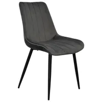 Обеденные стол со стульями Evelin DT 532R B + 4 YTC-055B BLUVEL-14 Прямоугольная / ДСП / Серый photo 5