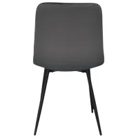 Обеденные стол со стульями Evelin DT 532R B + 6 YTC-080B BLUVEL-14 Прямоугольная / ДСП / Серый photo 4