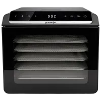 Сушка для овощей и фруктов Gorenje FDK600DB 600 Вт / Черный