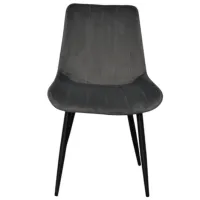 Обеденные стол со стульями Evelin DT 431-3R B + 4 YTC-055B BLUVEL-14 Прямоугольная / ДСП / Серый photo 5
