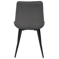 Обеденные стол со стульями Evelin DT 431-3R B + 4 YTC-055B BLUVEL-14 Прямоугольная / ДСП / Серый photo 7
