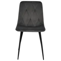 Обеденные стол со стульями Evelin DT 431-3R B + 4 YTC-080B BLUVEL-14 Прямоугольная / ДСП / Серый photo 5