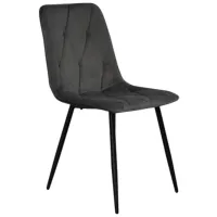 Обеденные стол со стульями Evelin DT 431-3R B + 4 YTC-080B BLUVEL-14 Прямоугольная / ДСП / Серый photo 6