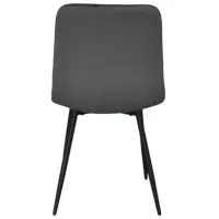 Обеденные стол со стульями Evelin DT 431-3R B + 4 YTC-078B BLUVEL-14 Прямоугольная / ДСП / Серый photo 6