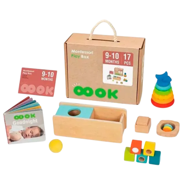 Развивающий набор Montessori 55004 от 9 месяцев/ Логическая игра photo 1