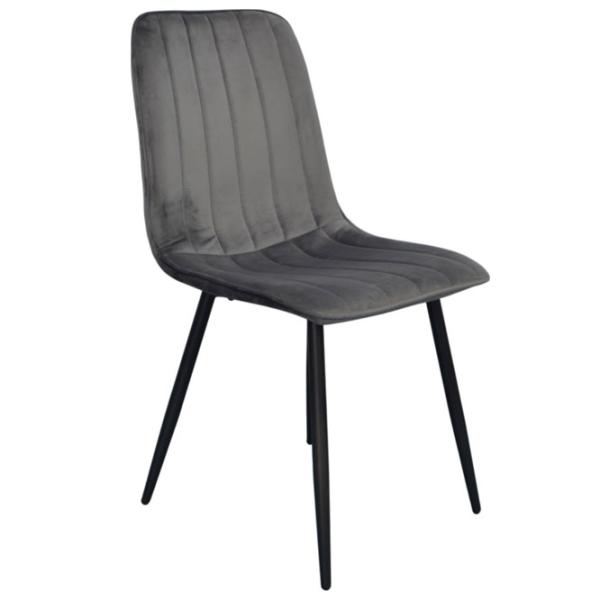 Scaun de bucătărie Evelin YTC-080B Stofă/ Dark Grey Black photo 2