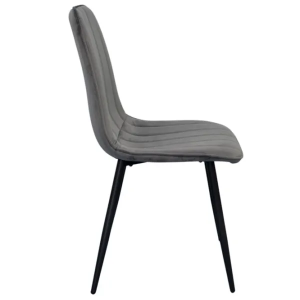 Scaun de bucătărie Evelin YTC-080B Stofă/ Dark Grey Black photo 3