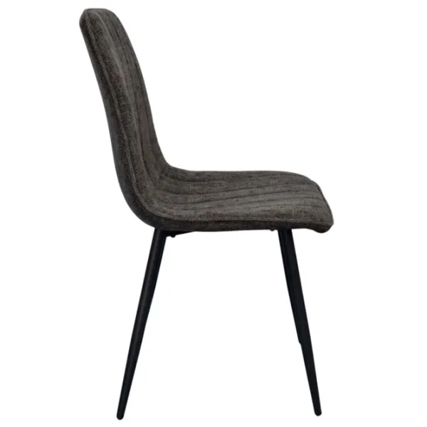 Scaun de bucătărie Evelin YTC-078B Stofă/ Dark Gray Black photo 3