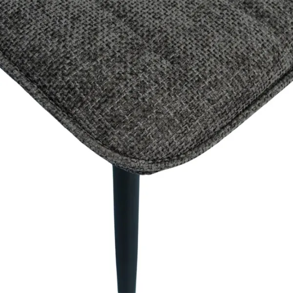 Scaun de bucătărie Evelin YTC-078B Stofă/ Dark Gray Black photo 5