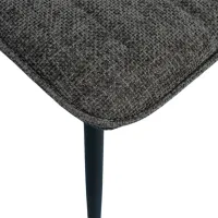 Scaun de bucătărie Evelin YTC-078B Stofă/ Dark Gray Black photo 5
