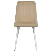 Scaun de bucătărie Evelin YTC-078WH Stofă/ Light Gray White