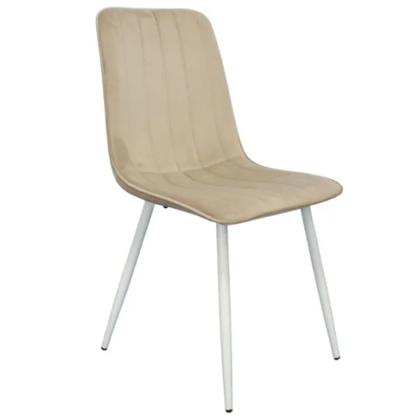 Scaun de bucătărie Evelin YTC-078WH Stofă/ Light Gray White photo 2