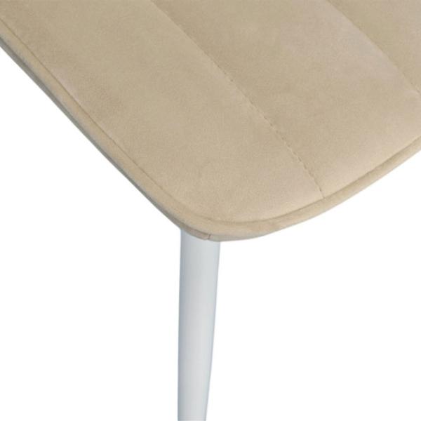Scaun de bucătărie Evelin YTC-078WH Stofă/ Light Gray White photo 5
