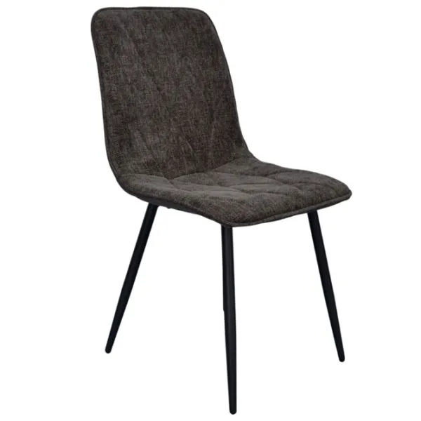 Scaun de bucătărie Evelin YTC-080B Stofă/ Dark Grey Black photo 2