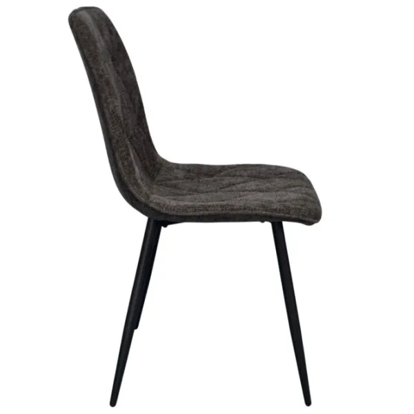 Scaun de bucătărie Evelin YTC-080B Stofă/ Dark Grey Black photo 3
