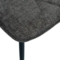 Scaun de bucătărie Evelin YTC-080B Stofă/ Dark Grey Black photo 5