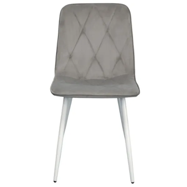 Scaun de bucătărie Evelin YTC-080WH Stofă/ Light Grey White photo 1