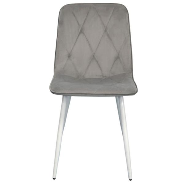 Scaun de bucătărie Evelin YTC-080WH Stofă/ Light Grey White photo 1