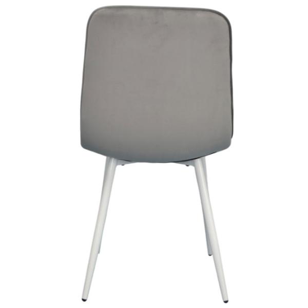 Scaun de bucătărie Evelin YTC-080WH Stofă/ Light Grey White photo 4