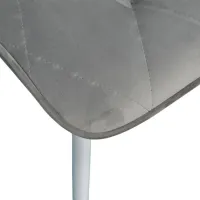 Scaun de bucătărie Evelin YTC-080WH Stofă/ Light Grey White photo 5