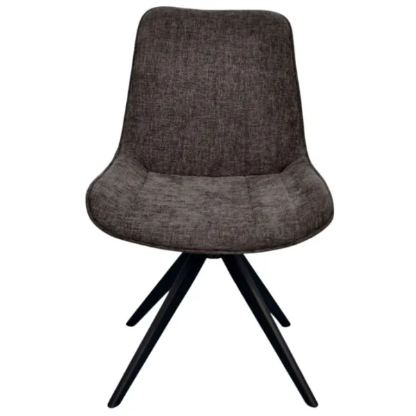 Scaun de bucătărie Evelin YTC-055B SW Stofă/ Dark Gray Black photo 1