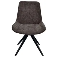 Scaun de bucătărie Evelin YTC-055B SW Stofă/ Dark Gray Black