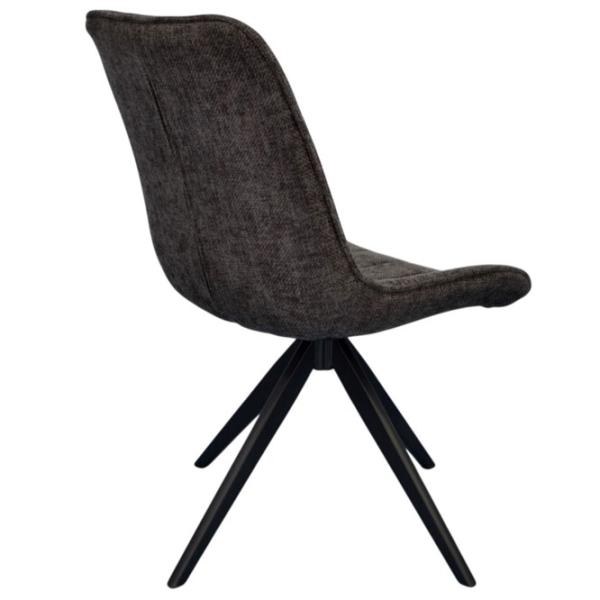 Scaun de bucătărie Evelin YTC-055B SW Stofă/ Dark Gray Black photo 4