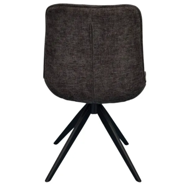 Scaun de bucătărie Evelin YTC-055B SW Stofă/ Dark Gray Black photo 5