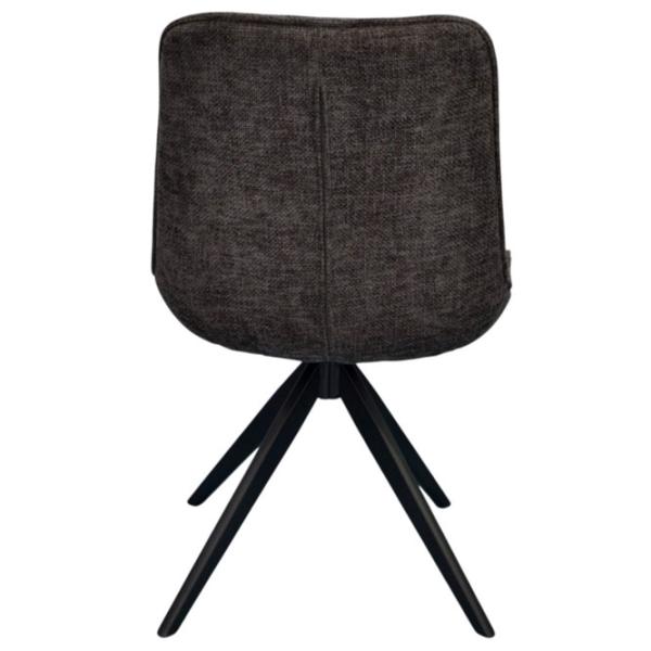 Scaun de bucătărie Evelin YTC-055B SW Stofă/ Dark Gray Black photo 5