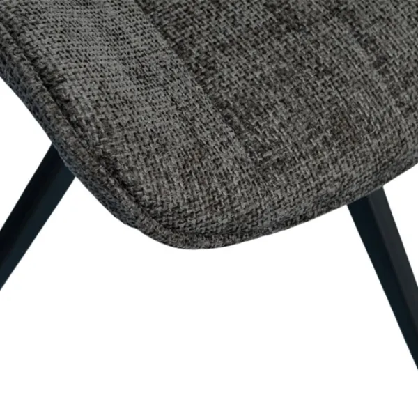 Scaun de bucătărie Evelin YTC-055B SW Stofă/ Dark Gray Black photo 8