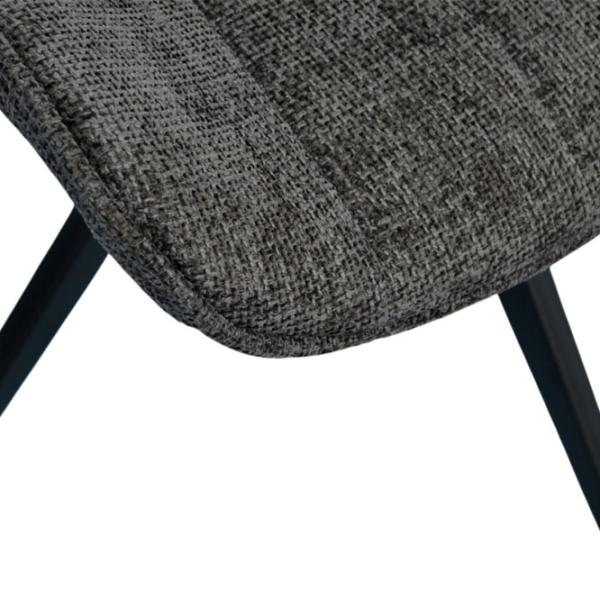 Scaun de bucătărie Evelin YTC-055B SW Stofă/ Dark Gray Black photo 8