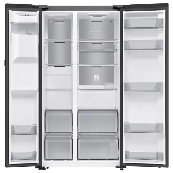 Холодильник Samsung RS80F64JEBEO Side by Side 634 л / 178.6 cm / Черный photo 5