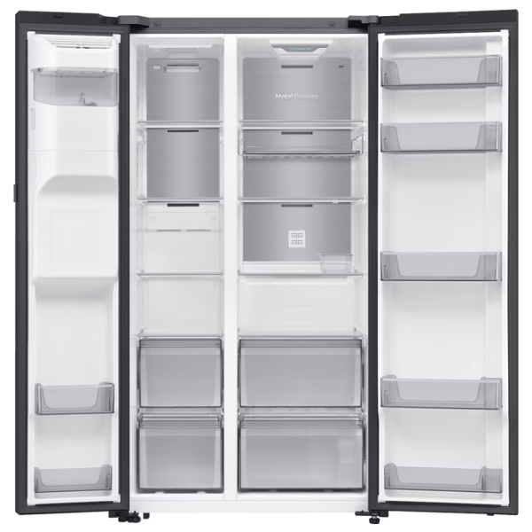 Холодильник Samsung RS80F64JEBEO Side by Side 634 л / 178.6 cm / Черный photo 5