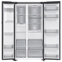 Frigider Samsung RS80F64JEBEO Side by Side 634 l / 178.6 cm / Black photo 5